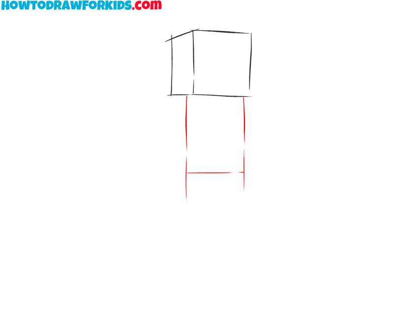 how to draw steve from minecraft for beginners