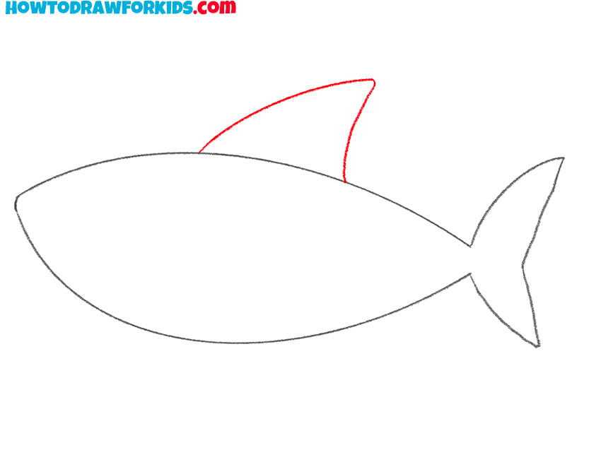 great white shark drawing tutorial