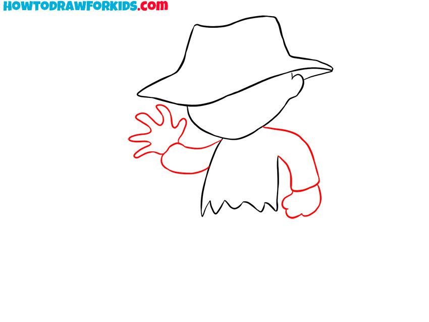 how to draw a cartoon freddy krueger