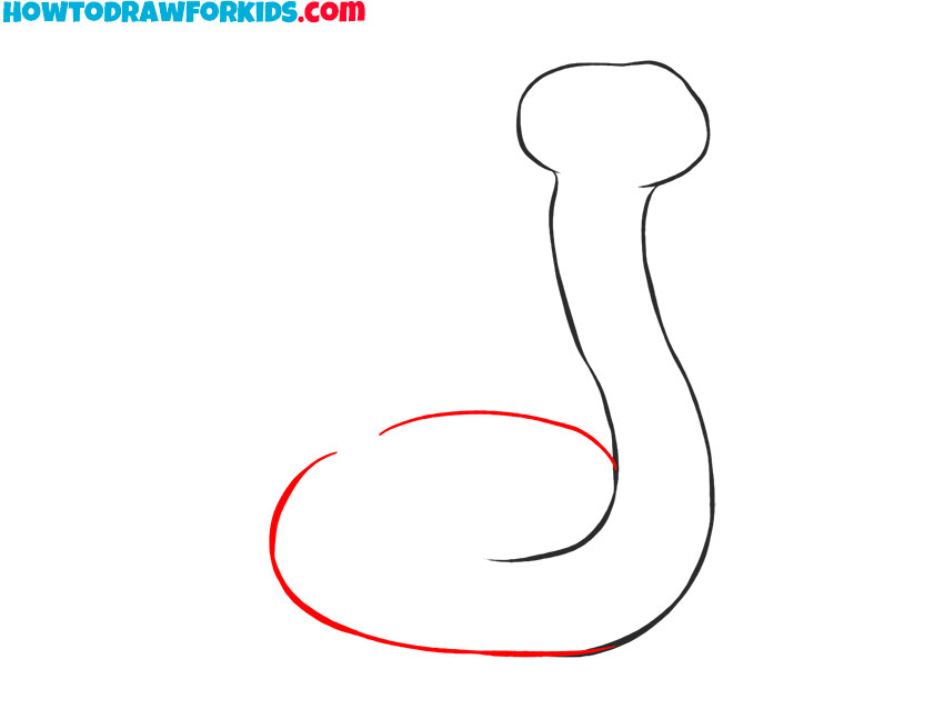 how to draw a cartoon snake easy step by step