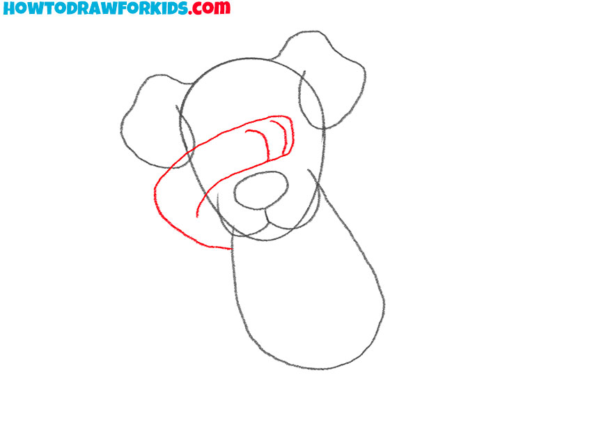 how to draw a dog dabbing for kindergarten