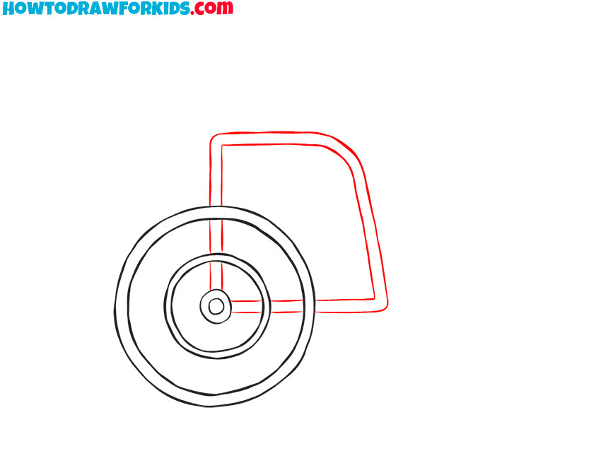 how to draw a wheelchair easy