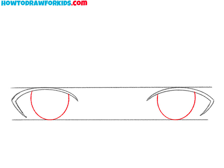 how to draw anime male eyes