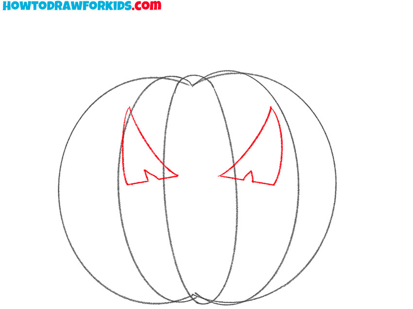 how to draw easy pumpkin faces