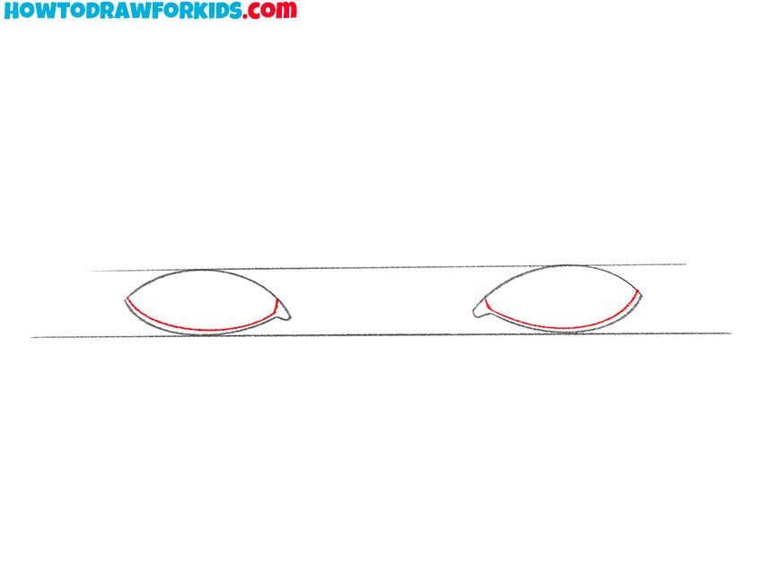 how to draw eyes looking to the side for kindergarten