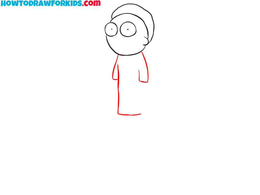 morty drawing easy