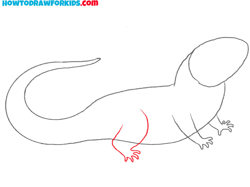 how to draw an iguana cartoon