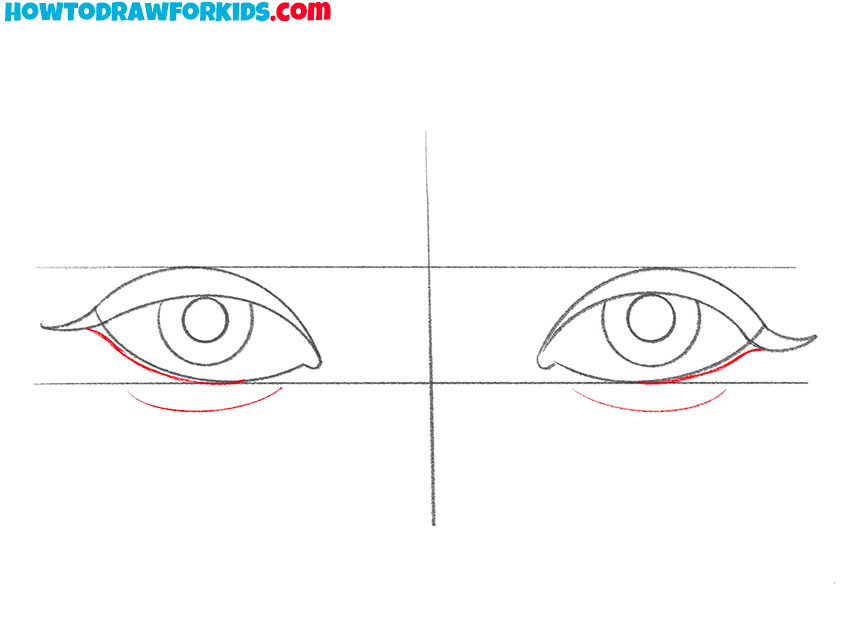 how to draw female comic eyes