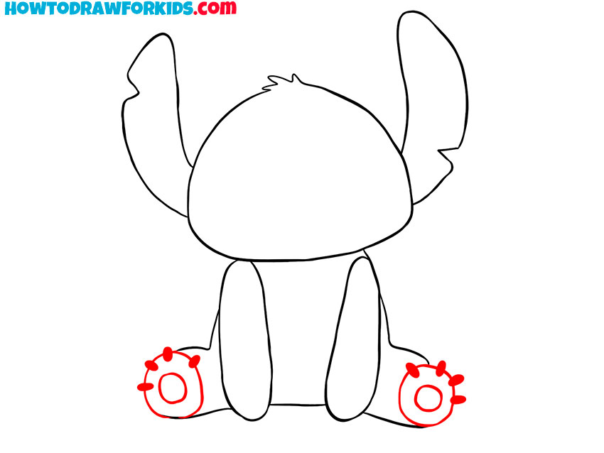 how to draw stitch for beginners