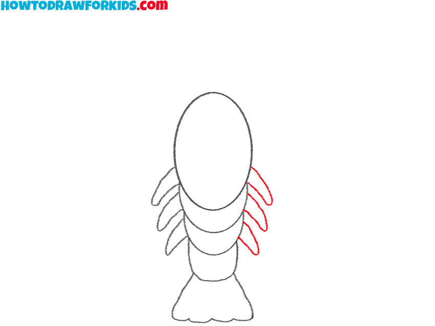 lobster drawing cartoon