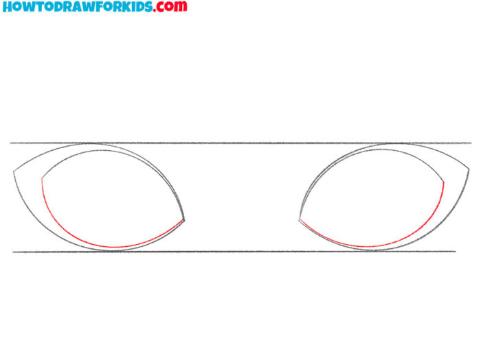 How to Draw Cartoon Cat Eyes - Easy Drawing Tutorial For Kids
