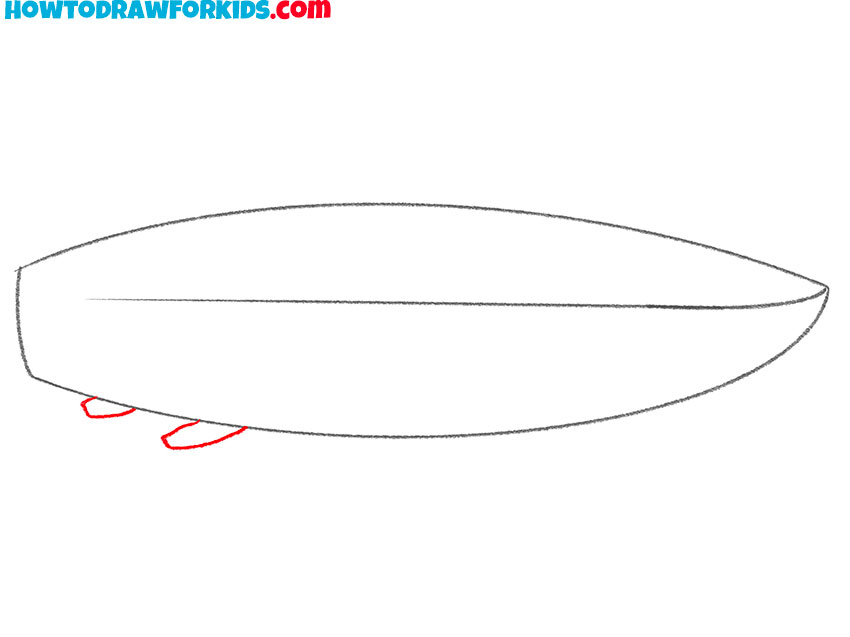 surfboard 3d drawing