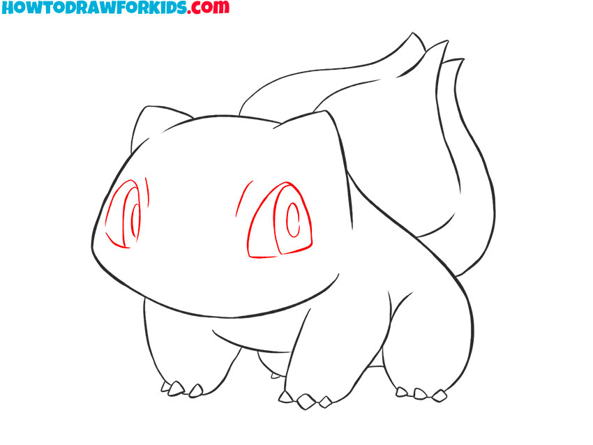 bulbasaur drawing easy
