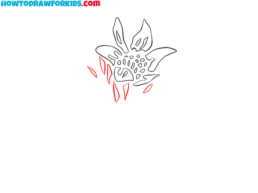 easy wildflower drawing