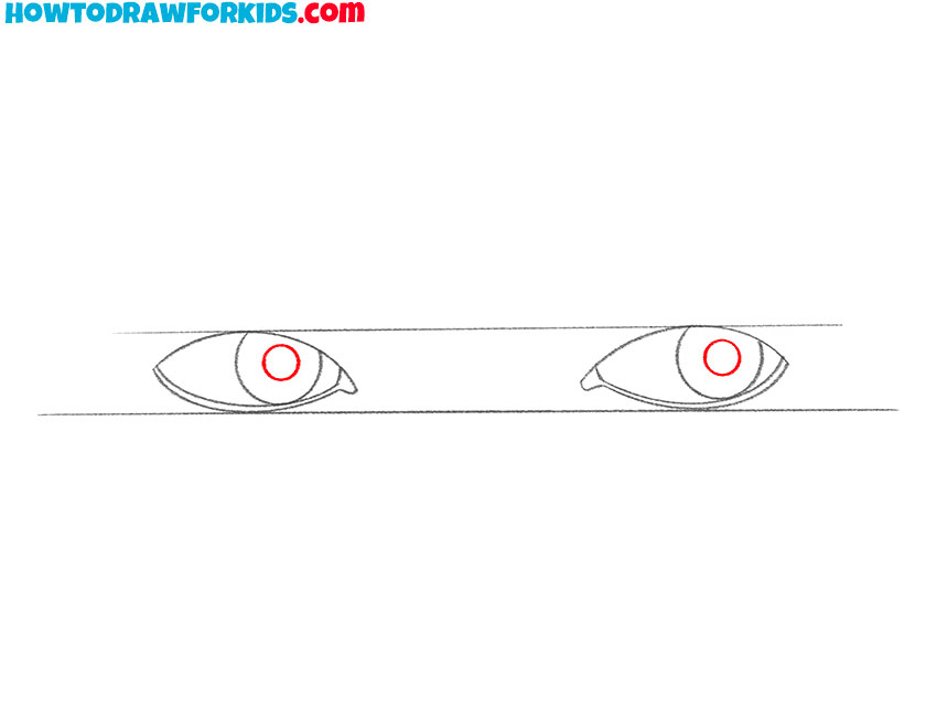 eyes looking to the side drawing tutorial