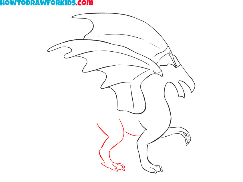 how to draw a cute realistic dragon