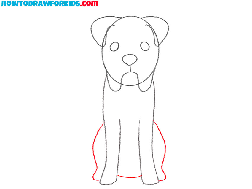 how to draw a realistic boxer dog step by step