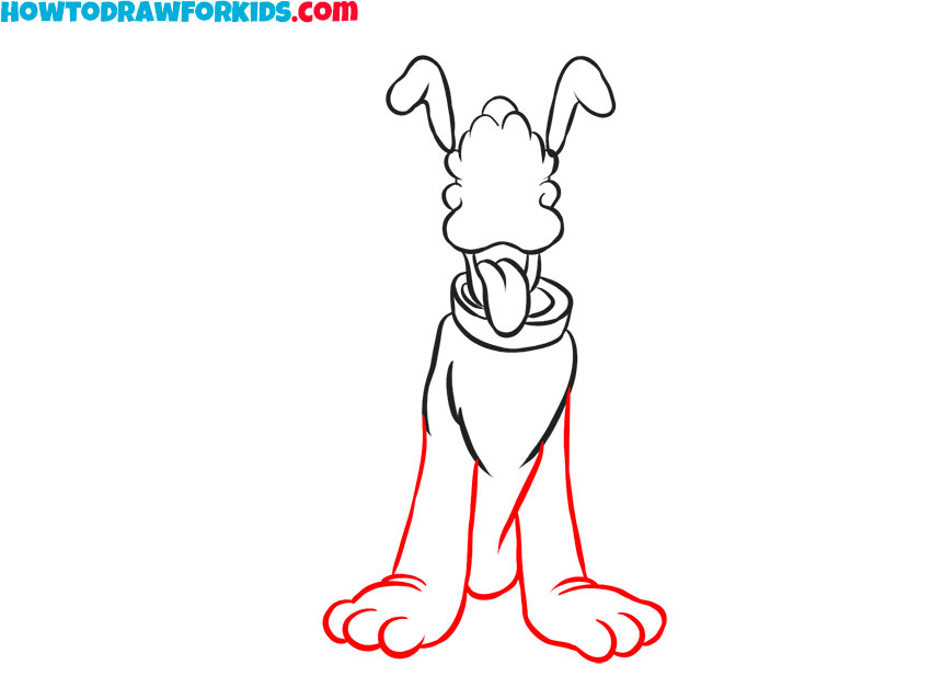 how to draw pluto dog