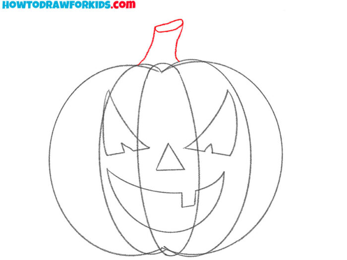 How to Draw a Pumpkin Face Easy Drawing Tutorial For Kids