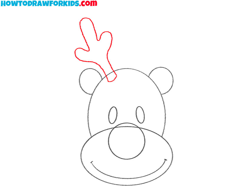 rudolph face drawing tutorial