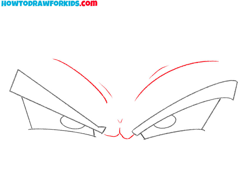goku eyes drawing tutorial
