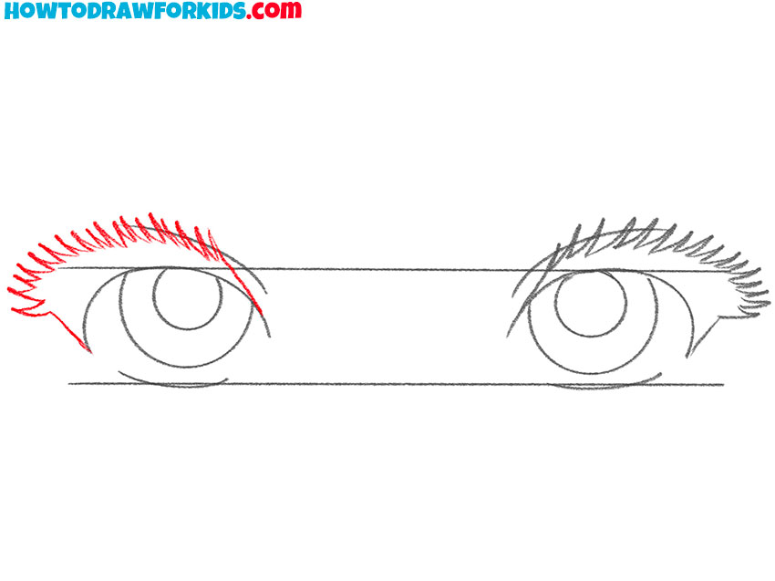 how to draw manga girl eyes easy