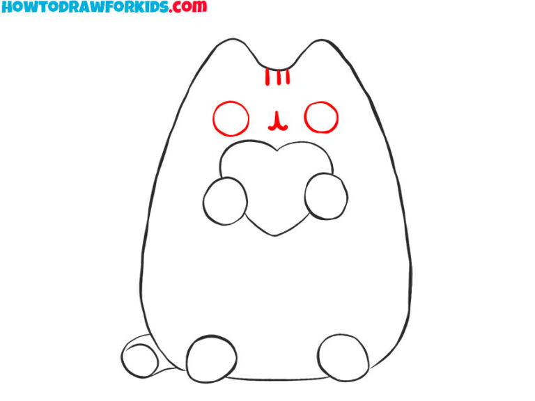 How to Draw Pusheen - Easy Drawing Tutorial For Kids