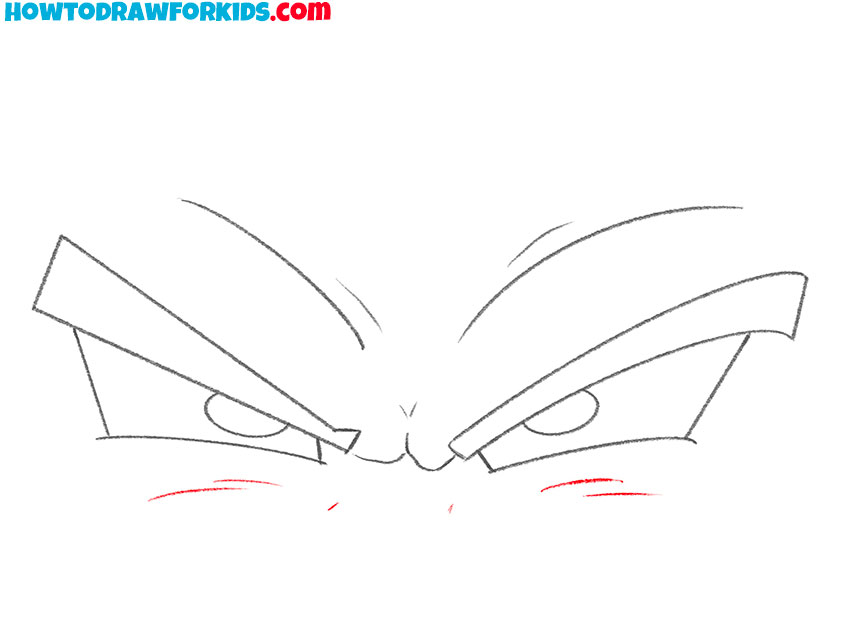 goku eyes drawing tutorial guide