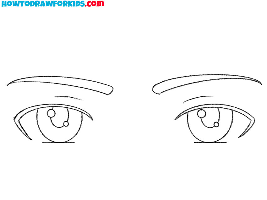 How to Draw Anime Boy Eyes - Easy Drawing Tutorial For Kids