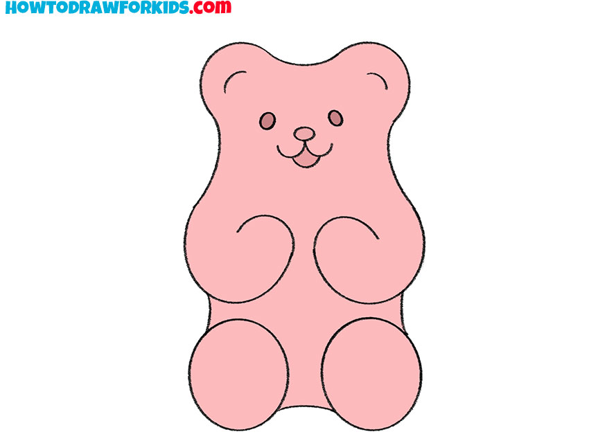 gummy bear cartoon drawing