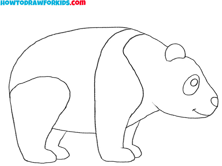 how to draw a panda easy cute