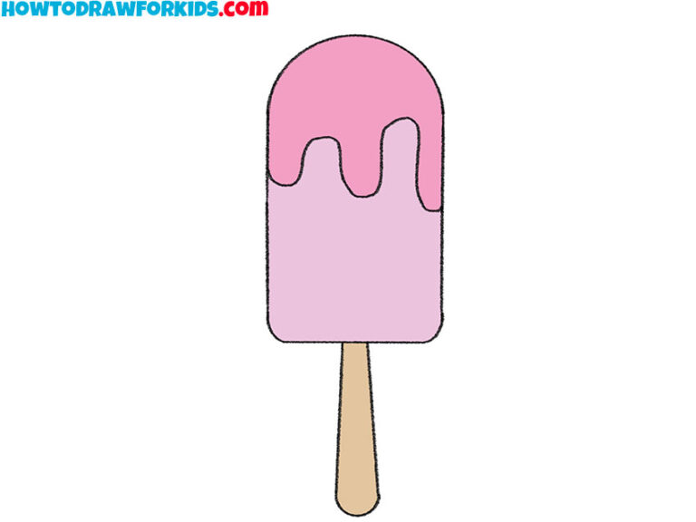 How to Draw a Popsicle Easy Drawing Tutorial For Kids