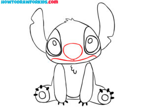 How to Draw Stitch Step by Step - Easy Drawing Tutorial For Kids