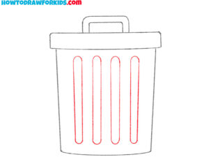 How to Draw a Trash Can - Easy Drawing Tutorial For Kids