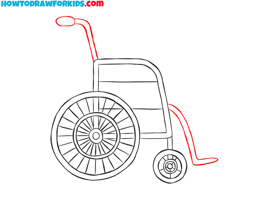 wheelchair drawing simple