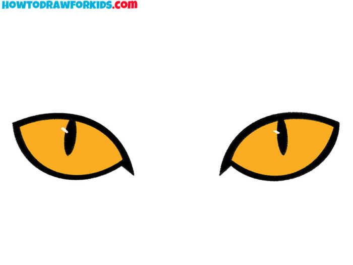 How to Draw Cat Eyes Easy Easy Drawing Tutorial For Kids