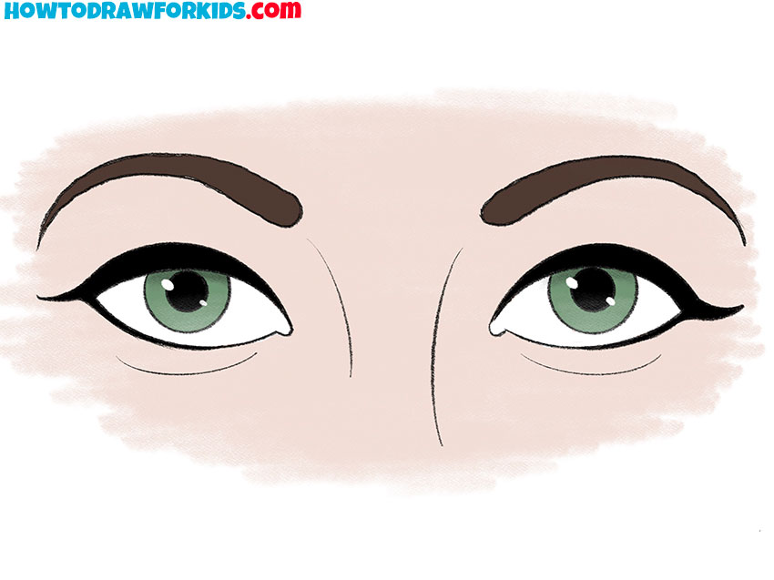 How to Draw Anime Eyes - Easy Drawing Tutorial For Kids