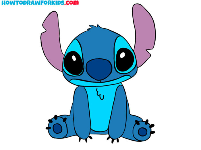 How to Draw Stitch Step by Step Easy Drawing Tutorial For Kids