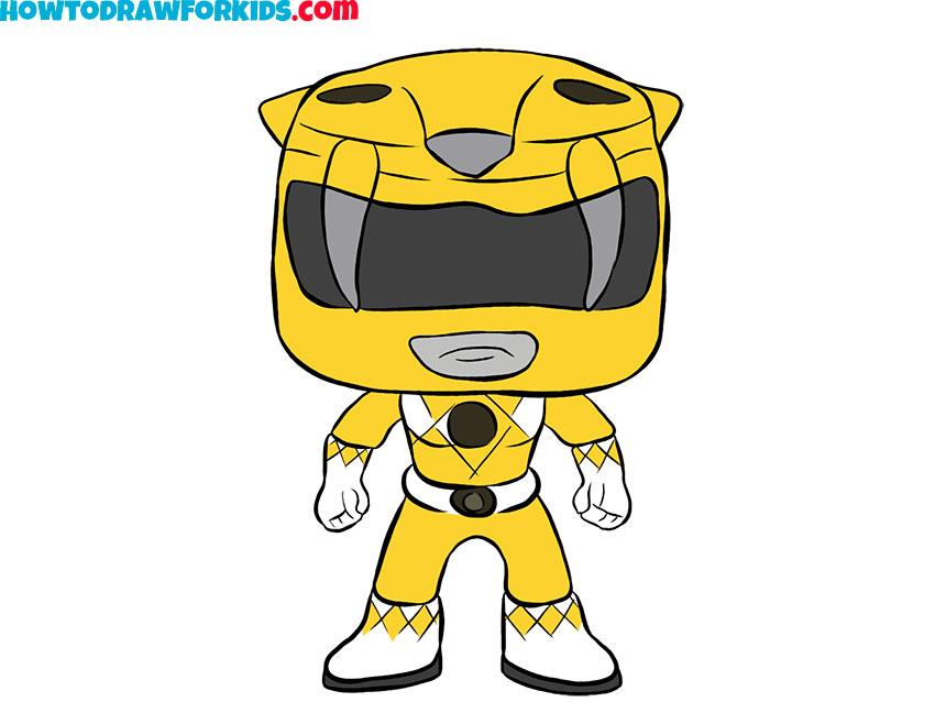 Power Rangers Yellow Ranger FiGPiN Classic 3-Inch Enamel Pin