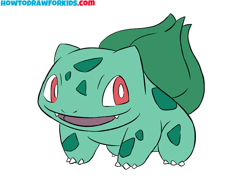 realistic bulbasaur drawing