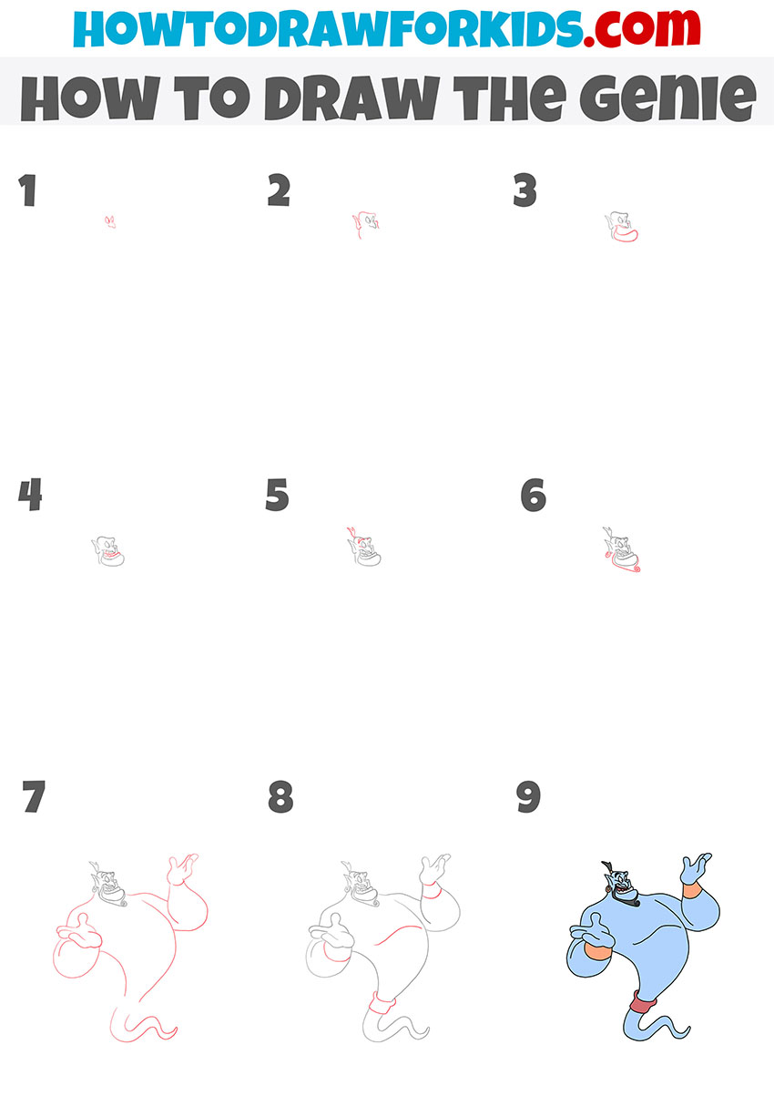 advanced genie drawing tutorial