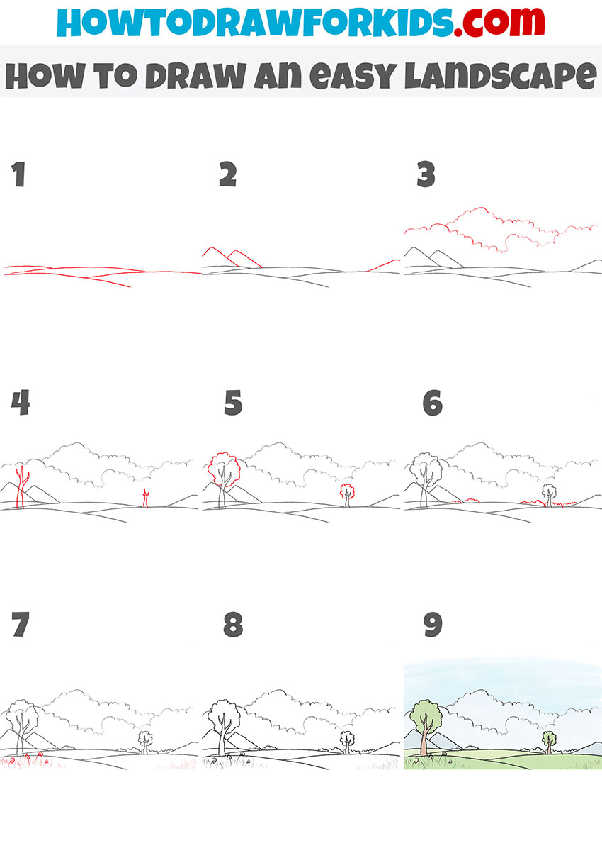 advanced landscape drawing tutorial