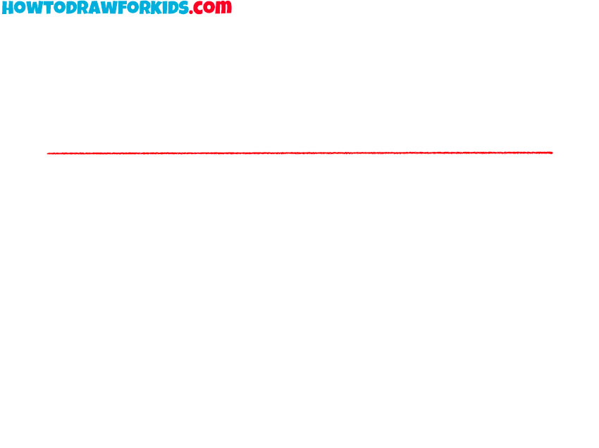 Sketch the horizon line