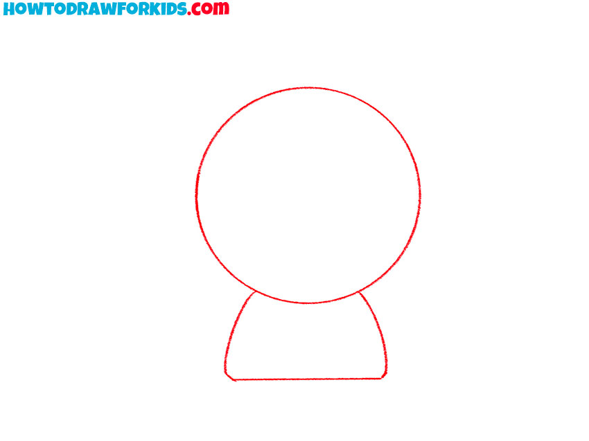 Create the basic shapes of the character