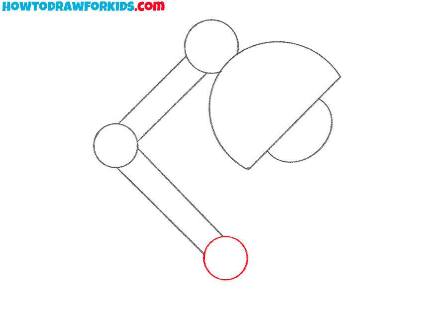 Draw the base connector circle