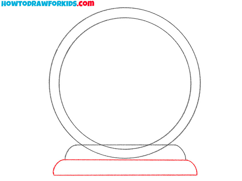 Complete the base of the crystal