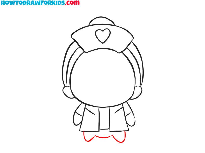 Sketch the simplified leg shapes