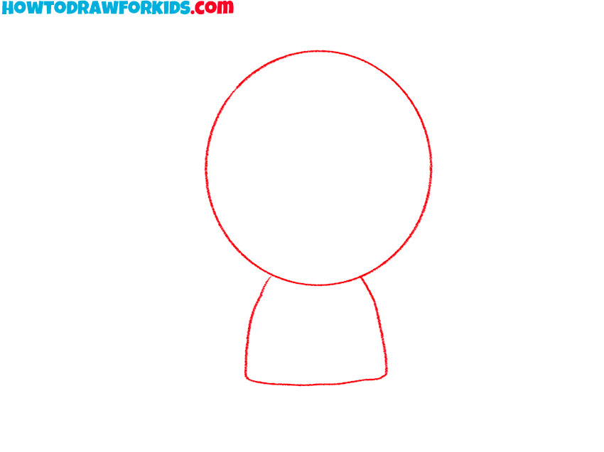 Sketch the corsairโs head and torso