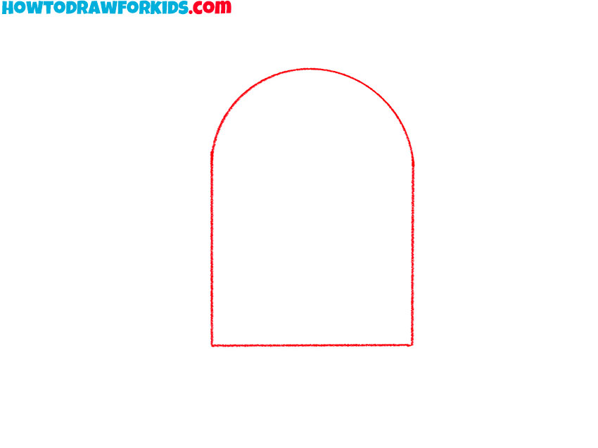 Mark the mechanical body outline