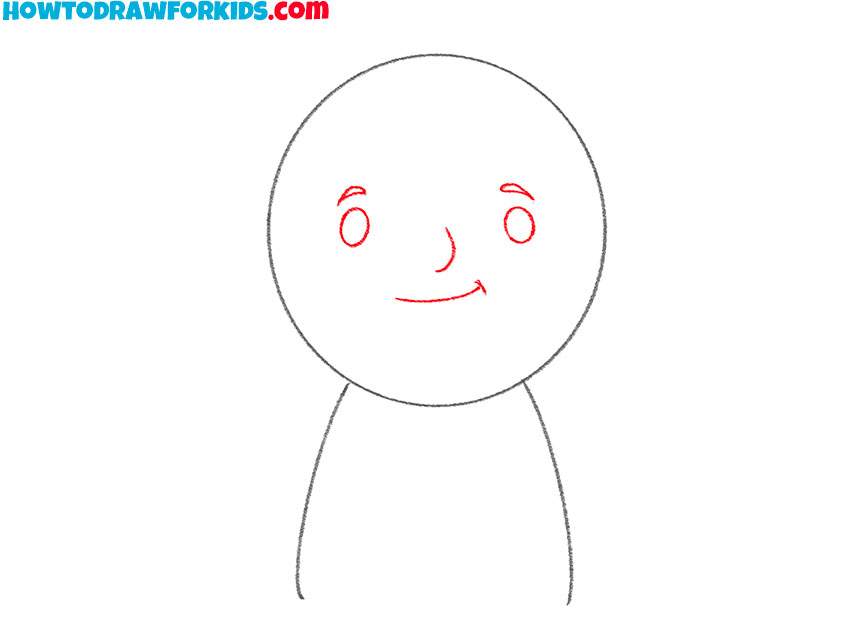 Draw the samurai’s face